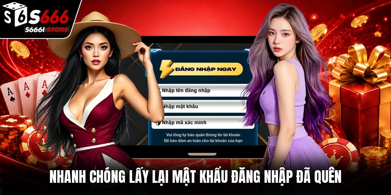 Nhanh chóng lấy lại mật khẩu đăng nhập đã quên